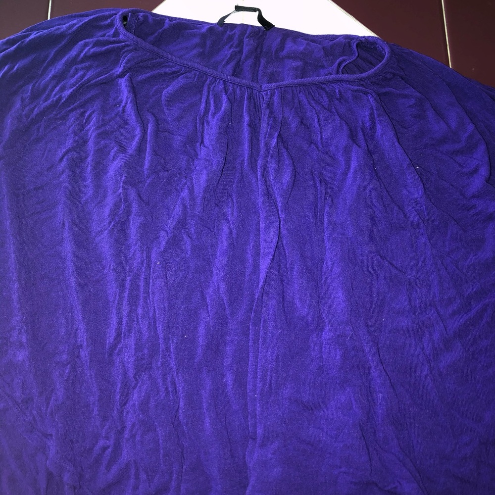 XXI Purple top/crop top. (Medium)